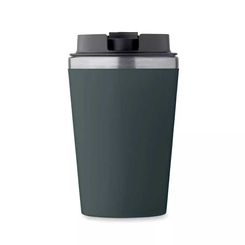 Kubek dwuścienny z powłoką ceramiczną 350 ml BLERM - Petrol (MO2572-20)