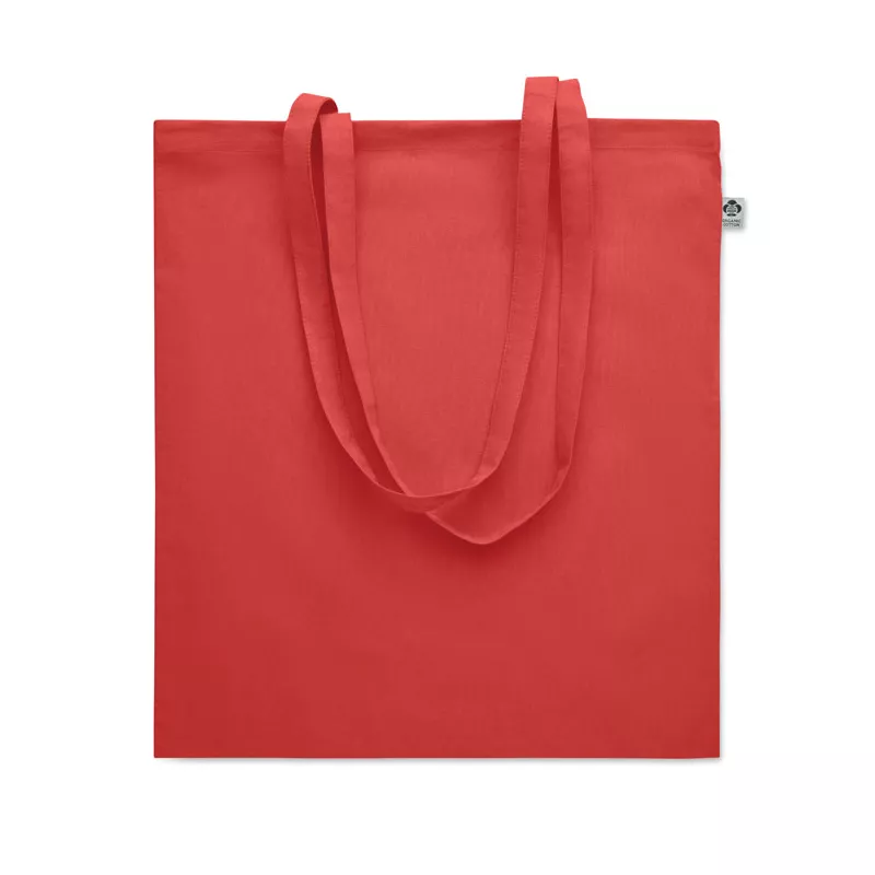 Torba na zakupy z bawełny organicznej 180 g/m² ONEL - Czerwony (MO6711-05)