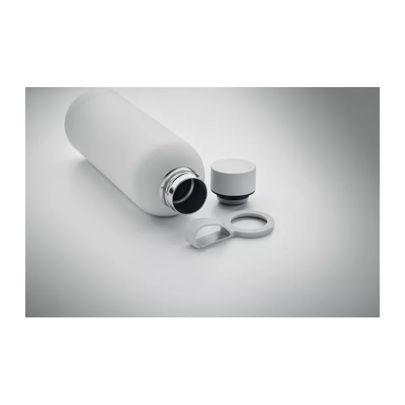 Butelka termiczna ze stali z recyklingu 500 ml EMERALD - Bialy (MO2315-06)
