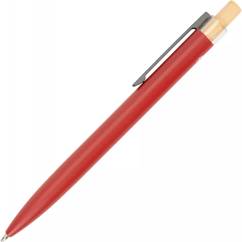 Zestaw piśmienny długopis półżelowy i ołówek automatyczny z aluminium z recyklingu SIEGFRIED - czerwony (1442605)