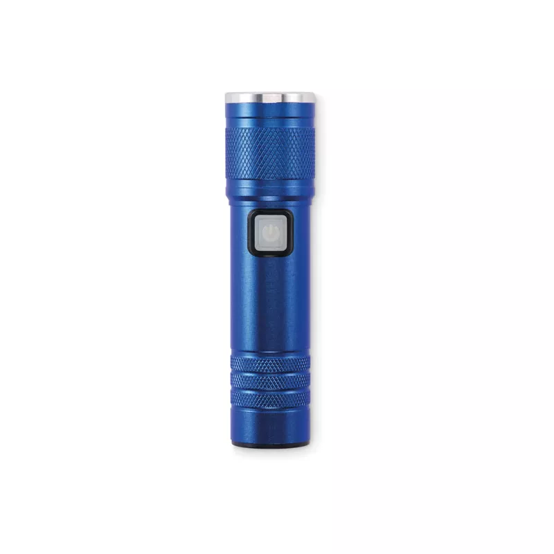 Latarka COB z aluminium z recyklingu FLASHRA - Niebieski (MO2724-04)