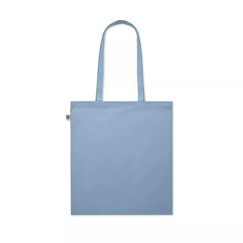 Torba na zakupy z bawełny organicznej 180 g/m² ONEL - Baby Blue (MO6711-66)