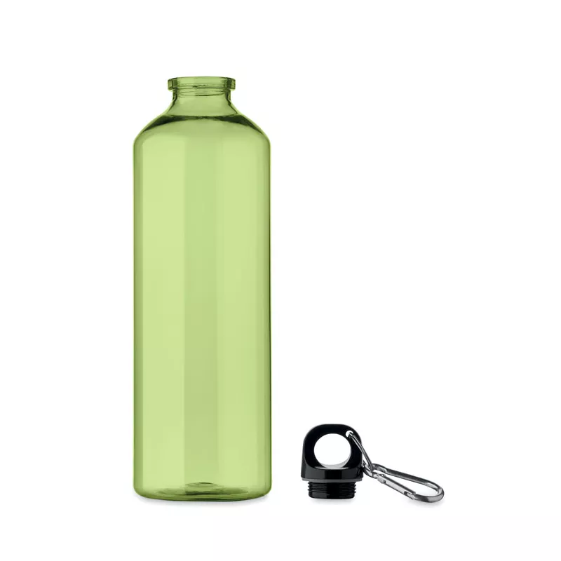 Butelka z RPET z karabińczykiem 750 ml MOSS RE750 - Przezroczysty Limonka (MO2804-51)