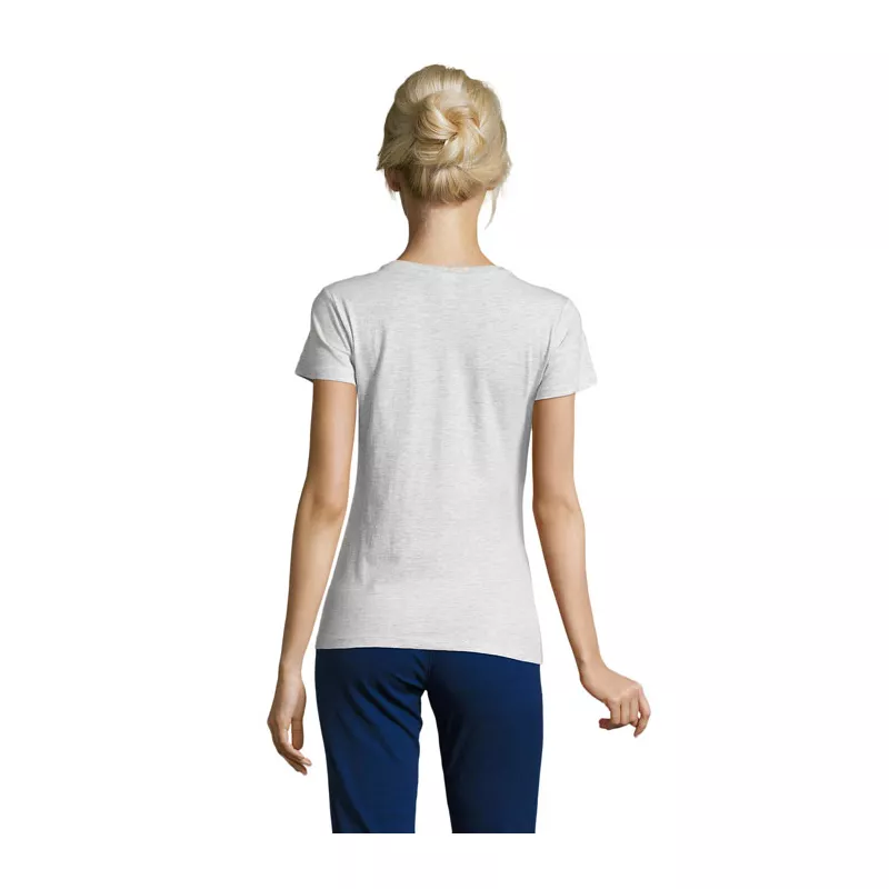 Koszulka damska dopasowana 150 g/m² Sol's REGENT WOMEN - Popiól (S01825-AS)