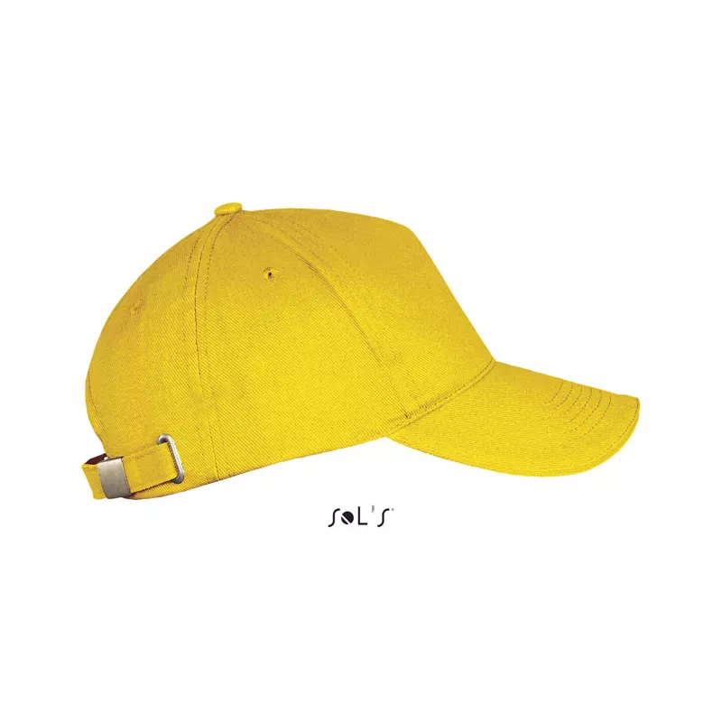Czapka z daszkiem 5-panelowa 260 g/m² Sol's LONG BEACH - Dorado (S00594-GO)