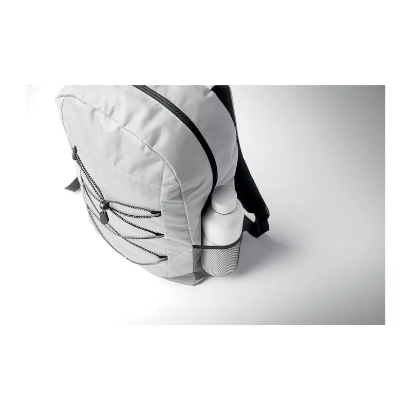 Plecak RPET 600D ze sznurkiem HIGE - Bialy (MO2491-06)
