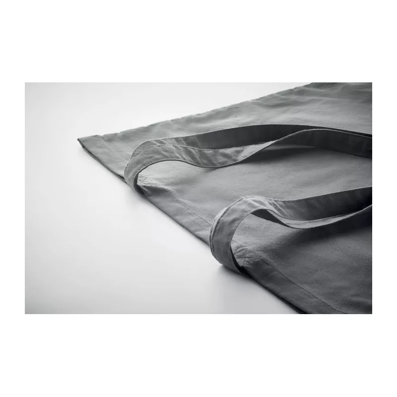 Torba z bawełny organicznej 140 g/m² ZIMDE COLOUR - Szary (MO6189-07)
