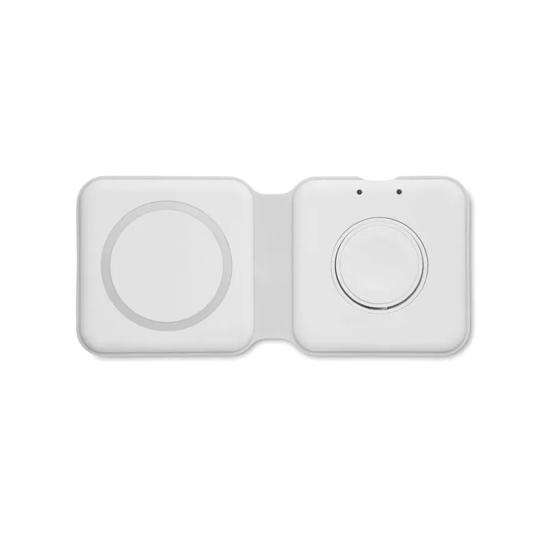 Stacja ładująca 2 w 1 składana 15W FLIP - Bialy (MO2445-06)