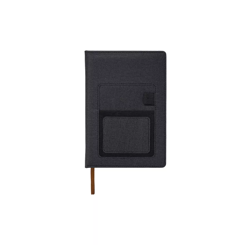 Notes z kieszonką na telefon Irun - czarny (R64265.02)