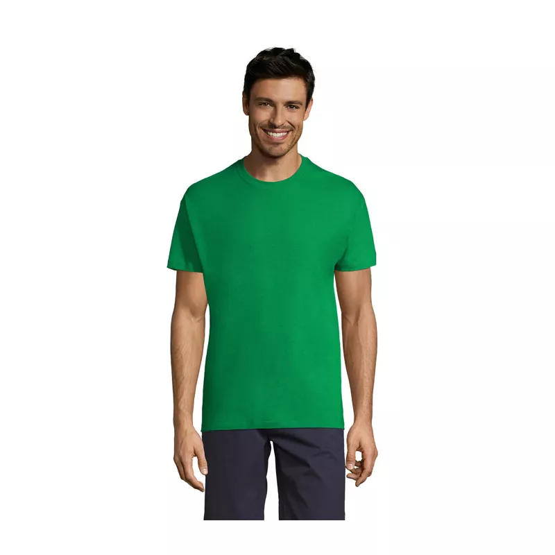 Koszulka unisex bawełniana 150 g/m² Sol's REGENT - Zielony (S11380-KG)