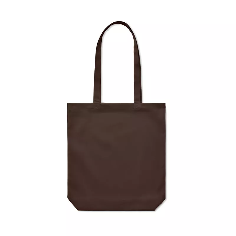 Torba bawełniana na zakupy 270 g/m² RASSA COLOURED - Czekolada (MO6442-41)