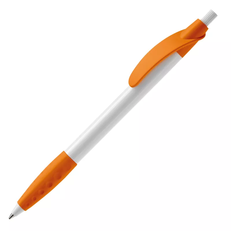 Długopis plastikowy (ABS) Cosmo - biało / pomarańczowy (LT87622-N0126)