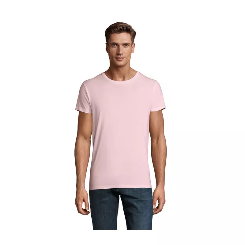 Koszulka męska organiczna 150 g/m² Sol's CRUSADER MEN - Pale Pink (S03582-PP)