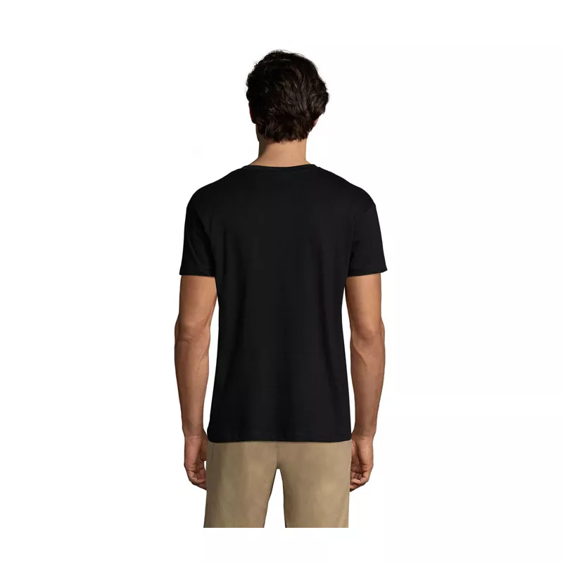 Koszulka unisex bawełniana 150 g/m² Sol's REGENT - Deep Black (S11380-DB)
