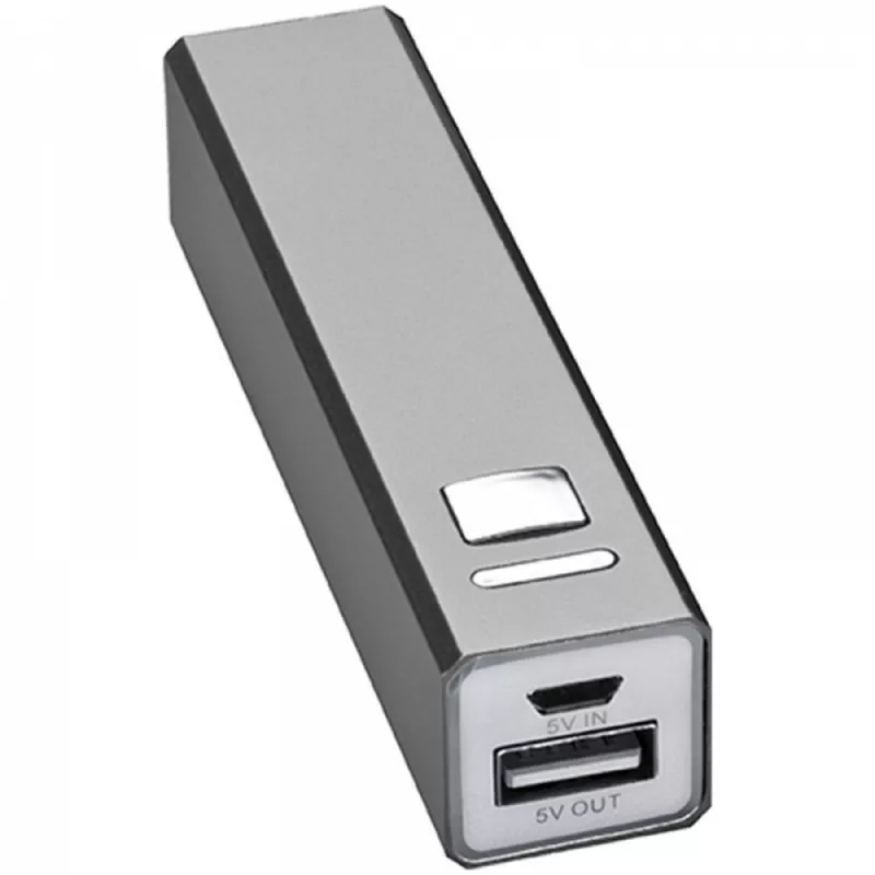 Power bank 2200 mAh PORT HOPE - szary (302907)