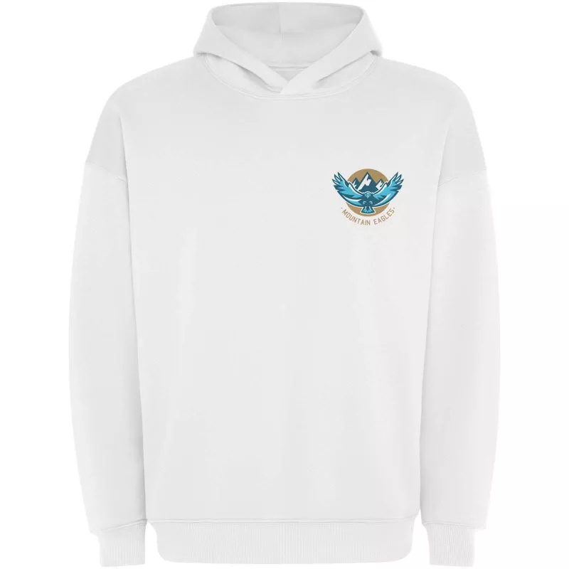 Bluza z kapturem Otto, styl oversize, unisex - Biały (R6702-WHITE)