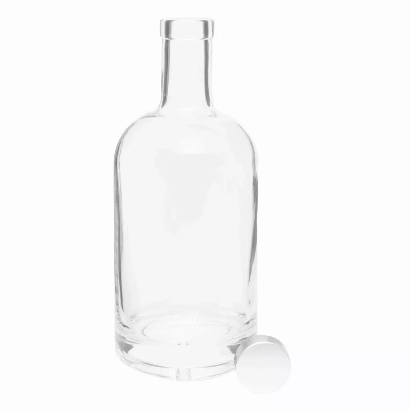 Szklana butelka PEARLY - transparentny (56-0304515)