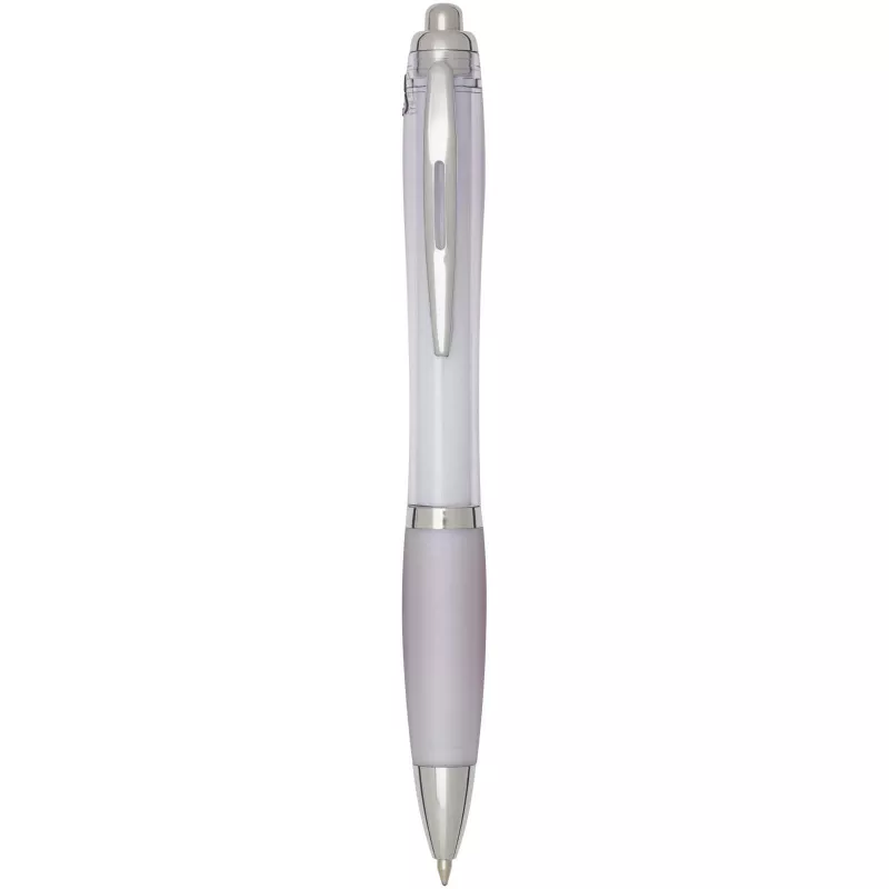 Nash długopis kulkowy z tworzyw sztucznych pochodzących z recyklingu z certyfikatem RCS, z kolorowym korpusem i uchwytem (cza - Liljowy (10645435)