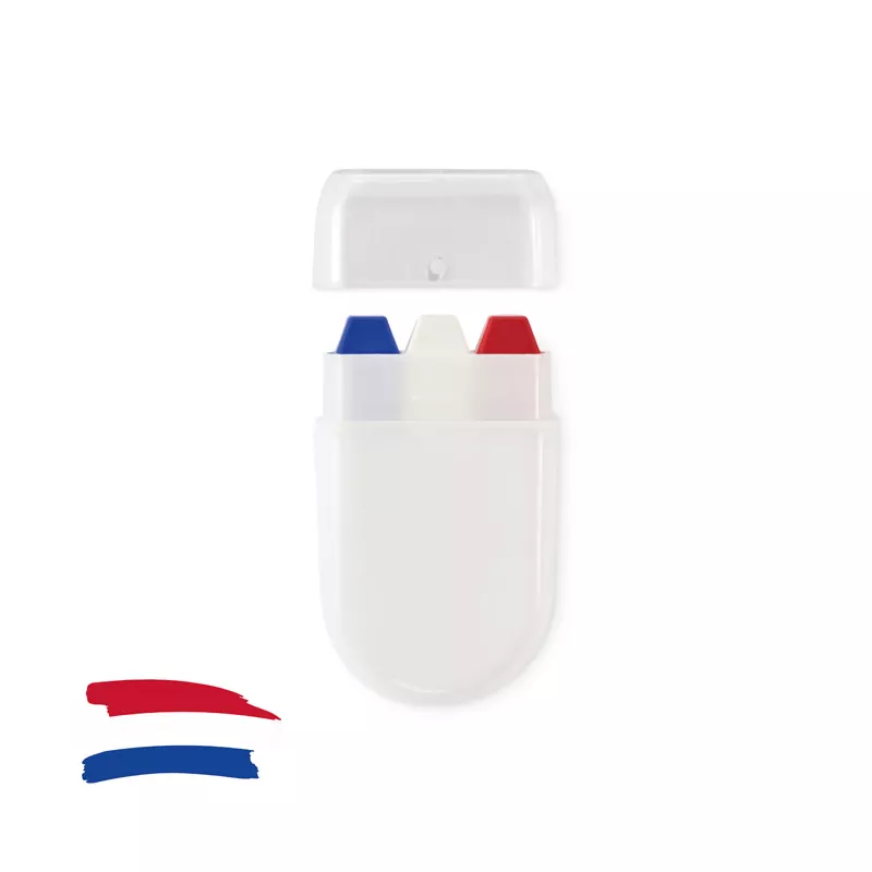 Sztyft do malowania ciała w barwach flagi CHEER - Niebieski (MO2807-37)