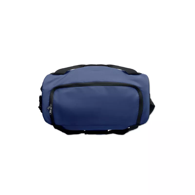 Torba sportowa z RPET 600D z odpinanym paskiem TERRA + - Niebieski (MO6209-04)