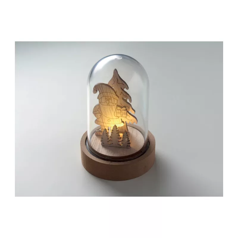 Ozdoba świąteczna LED z MDF ROVANI - Drewna (CX1558-40)