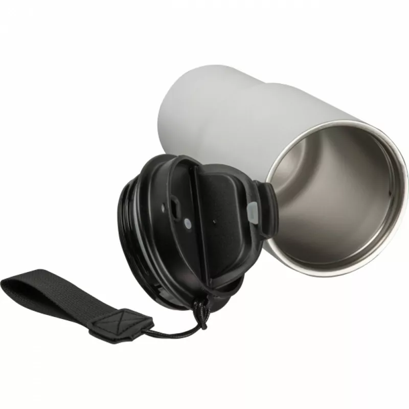 Kubek termiczny 550 ml z podwójnymi ściankami ze stali - biały (8523906)