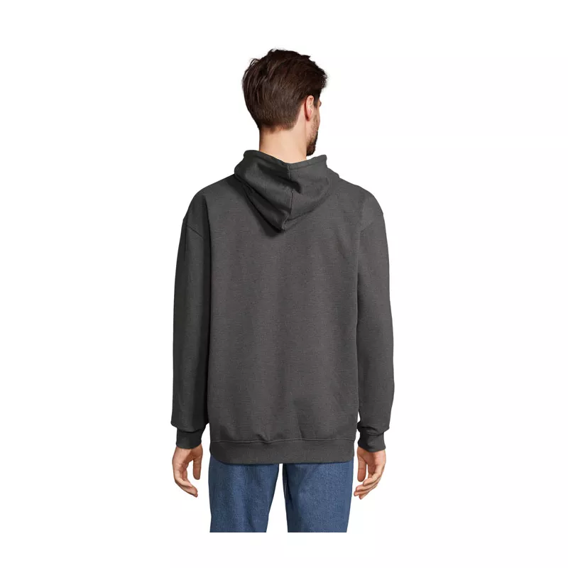 Bluza rozpinana z kapturem Sol's CARTER - Charcoal Melange (S03812-CE)