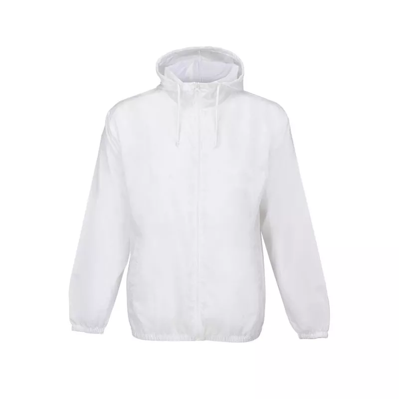 Wiatrówka unisex wodoodporna z kapturem Sol's SHIELD - Bialy (S04758-WH)