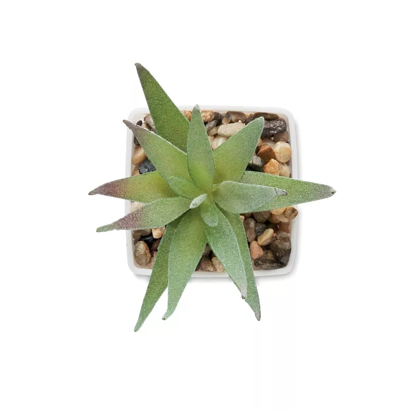 Sztuczna roślina mini aloes z PP ARTILOE - Bialy (MO2852-06)
