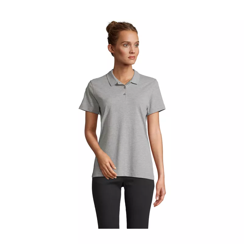 Koszulka polo damska Sol's PULSE WOMEN - Szary Melanż 2 (S04501-GY)
