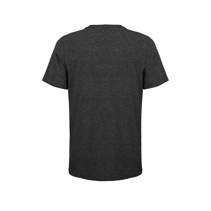 Koszulka unisex z czesanej bawełny Sol's TUNER - Charcoal Melange (S04203-CE)