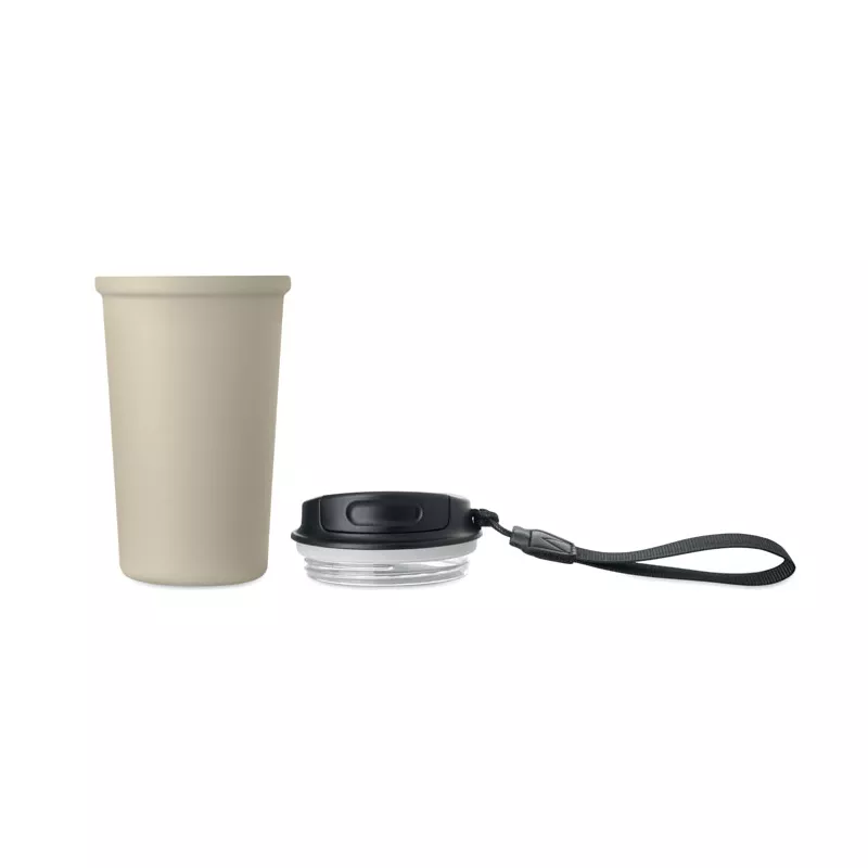 Kubek termiczny z ceramiczną wyściółką 400 ml NAKANO - Bezowy (MO3156-13)