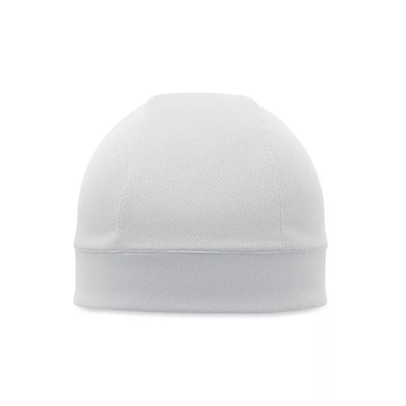 Czapka sportowa z wentylacją z poliestru SHIELD - Bialy (MO2878-06)
