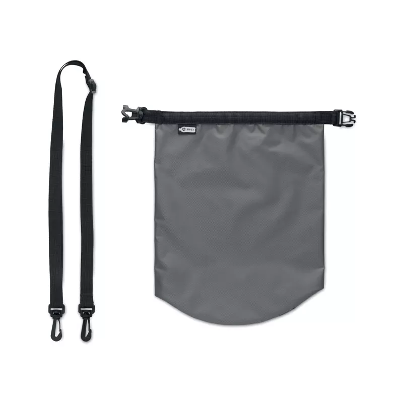Torba wodoodporna RPET ripstop 5 l BOLSAIBLE + - Kamienny Szary (MO2465-15)