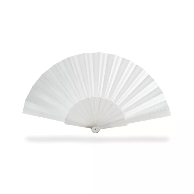 Wachlarz plastikowy z ABS FANNY - Bialy (KC6733-06)