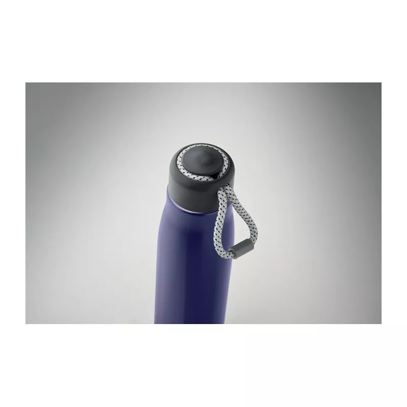 Butelka termiczna z uchwytem sznurkowym 500 ml CORDLE - Niebieski (MO2413-37)
