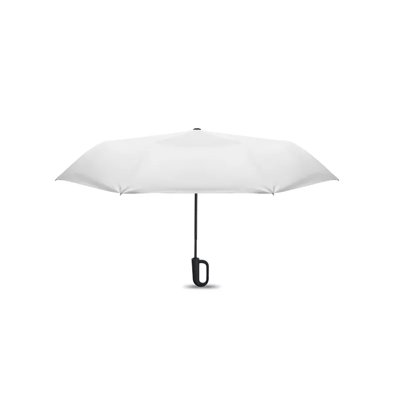 Parasol składany wiatroodporny 21" z RPET UMKRAB - Bialy (MO2692-06)