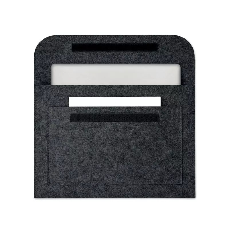 Etui na laptopa 15" z filcu RPET POUCHLO - Kamienny Szary (MO9818-15)