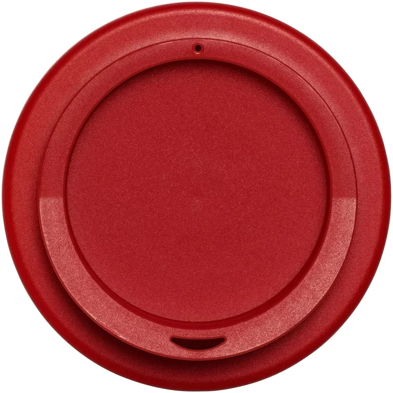 Kubek Americano Eco z recyklingu o pojemności 350 ml - Biały-Czerwony (21042216)