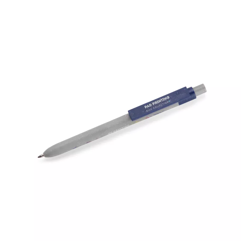 Długopis z tworzywa z dodatkiem zmielonych muszli SELIS - granatowy (19735-06)