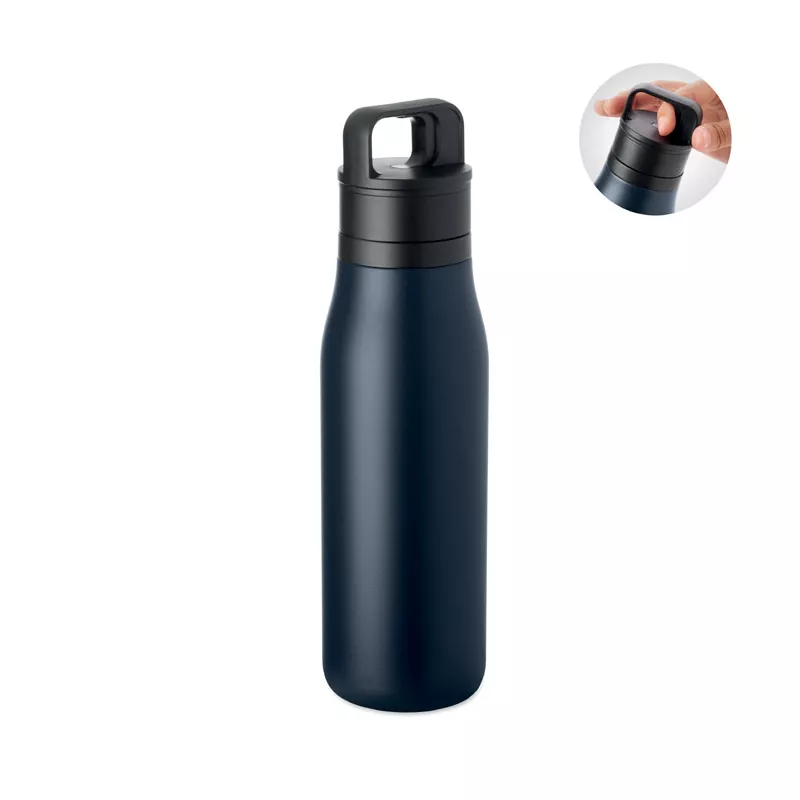 Butelka termiczna ze stali z recyklingu 500 ml EMPIRE - Francuski Granat (MO3176-85)