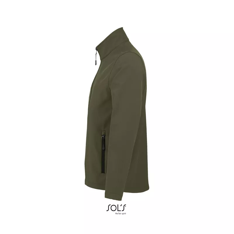 Kurtka softshell męska 2-warstwowa Sol's RACE - Army (S01195-AR)