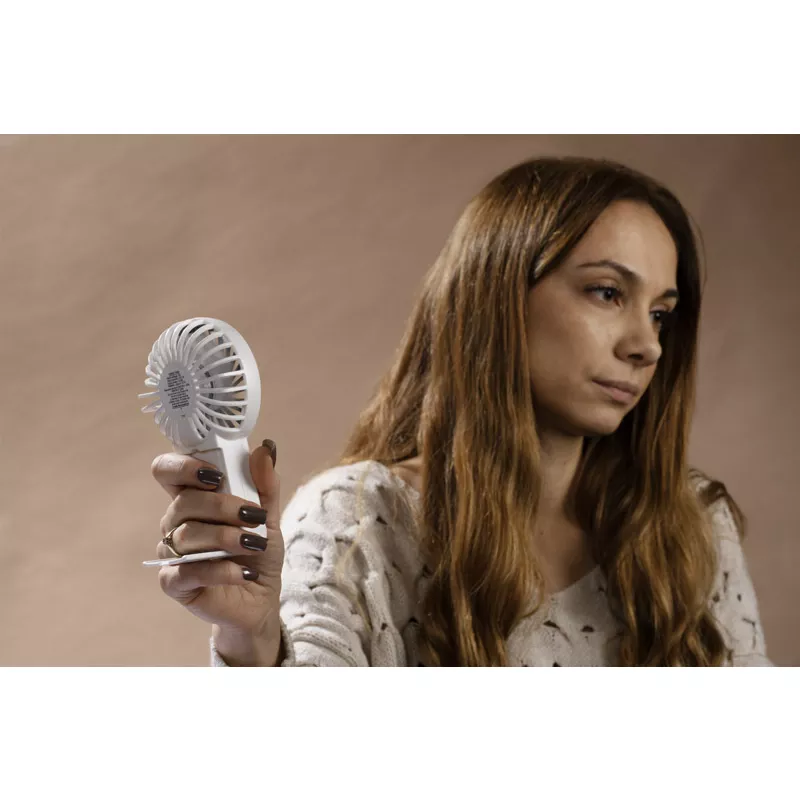 Wentylator podręczny BREEZI - biały (17731-01)