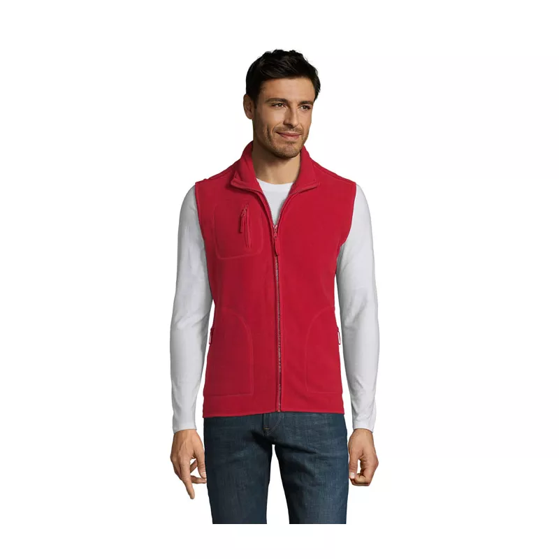 Kamizelka polarowa unisex 320 g/m² Sol's NORWAY - Czerwony (S51000-RD)