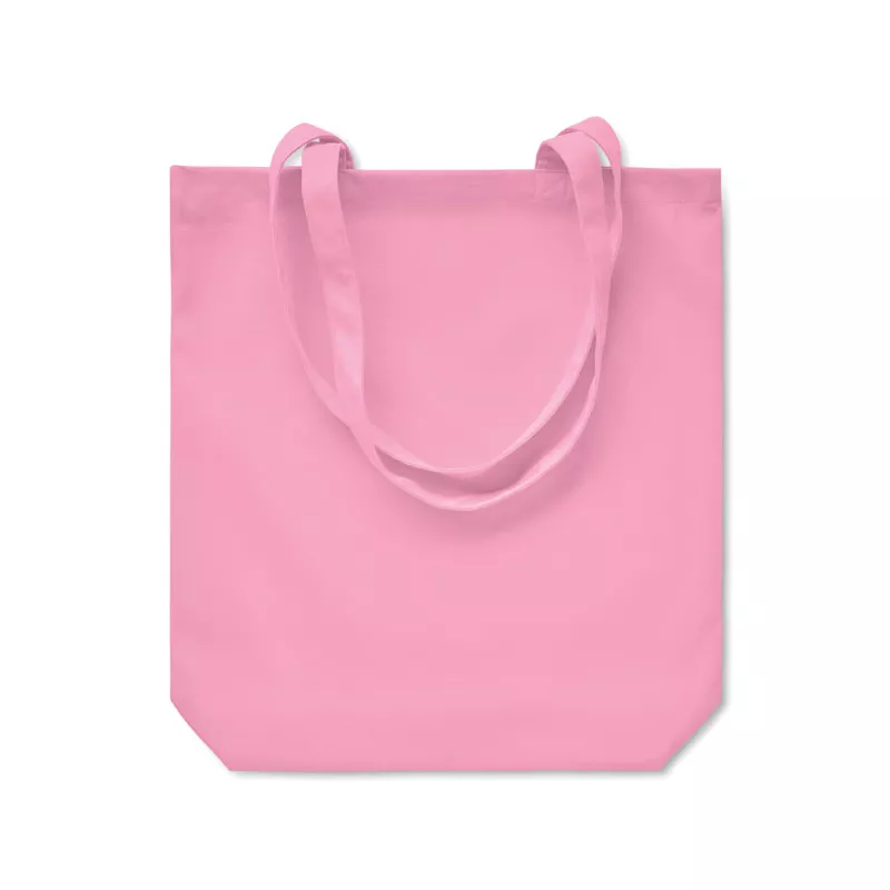 Torba bawełniana na zakupy 270 g/m² RASSA COLOURED - Dziecięcy Róż (MO6442-11)