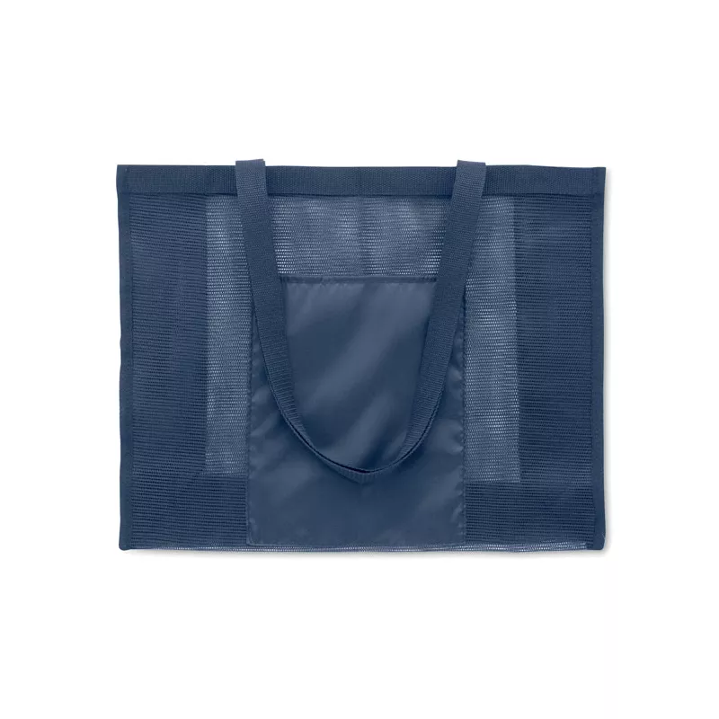 Torba na zakupy z siatki RPET 20 l LIMP - Niebieski (MO2836-04)