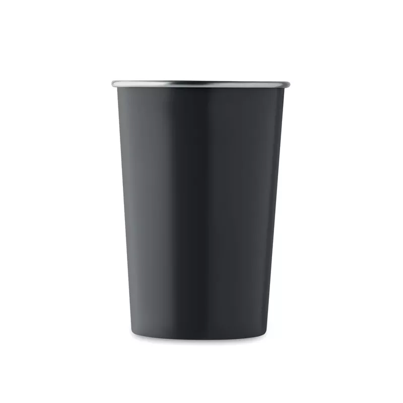 Kubek ze stali nierdzewnej z recyklingu 350 ml FJARD - Czarny (MO2063-03)