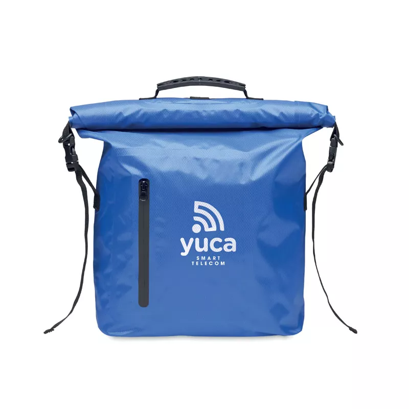 Plecak wodoodporny rolltop z RPET 25 l SCUBAROLL - Niebieski (MO2181-37)