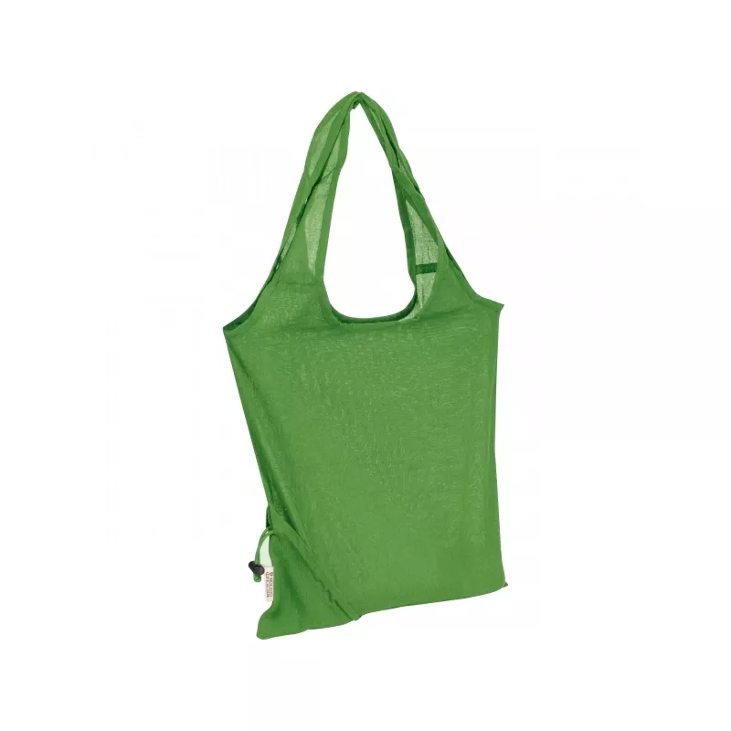 Torba bawełniana z recyklingu 118 g/m2 Modena - zielony (526209)