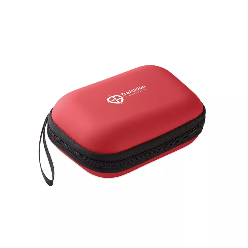 Apteczka pierwszej pomocy w twardym etui z PU CARETWO - Czerwony (MO2818-05)